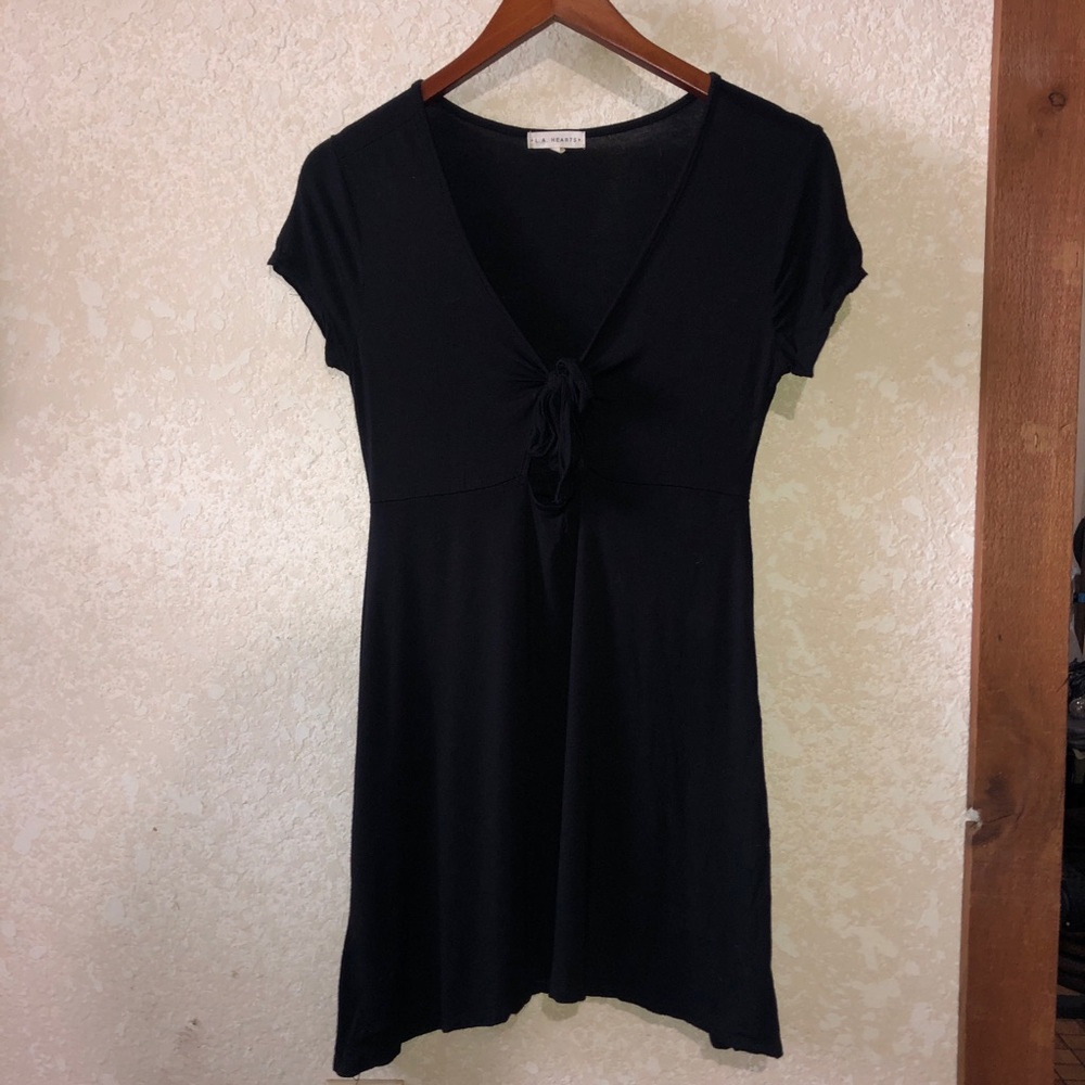 Black babydoll dress